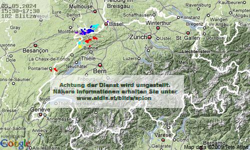 Munje Švicarska 15:30 UTC Sun 05 May