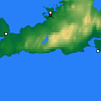Nearby Forecast Locations - Kópavogur - Karta