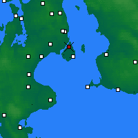 Nearby Forecast Locations - Kopenhagen - Karta