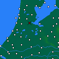 Nearby Forecast Locations - Amsterdam - Karta
