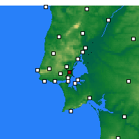 Nearby Forecast Locations - Lisabon - Karta