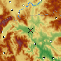 Nearby Forecast Locations - Skoplje - Karta