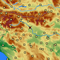 Nearby Forecast Locations - Gradska općina Kranj - Karta