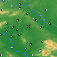 Nearby Forecast Locations - Bjelovar - Karta
