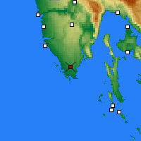 Nearby Forecast Locations - Pula - Karta