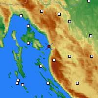 Nearby Forecast Locations - Senj - Karta