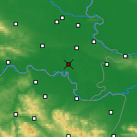 Nearby Forecast Locations - Gradište - Karta