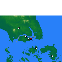 Nearby Forecast Locations - Singapur - Karta