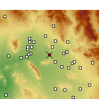 Nearby Forecast Locations - Phoenix - Karta