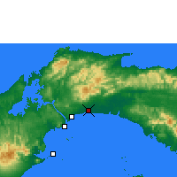 Nearby Forecast Locations - Tocumen - Karta