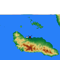 Nearby Forecast Locations - Honiara - Karta