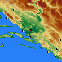 Nearby Forecast Locations - Metković - Karta