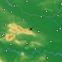 Nearby Forecast Locations - Orahovica - Karta